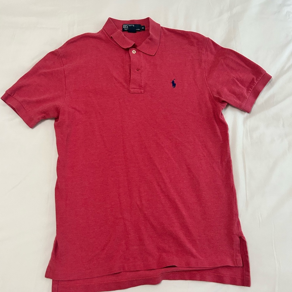Ralph Lauren Red Polo Shirt Classic Design